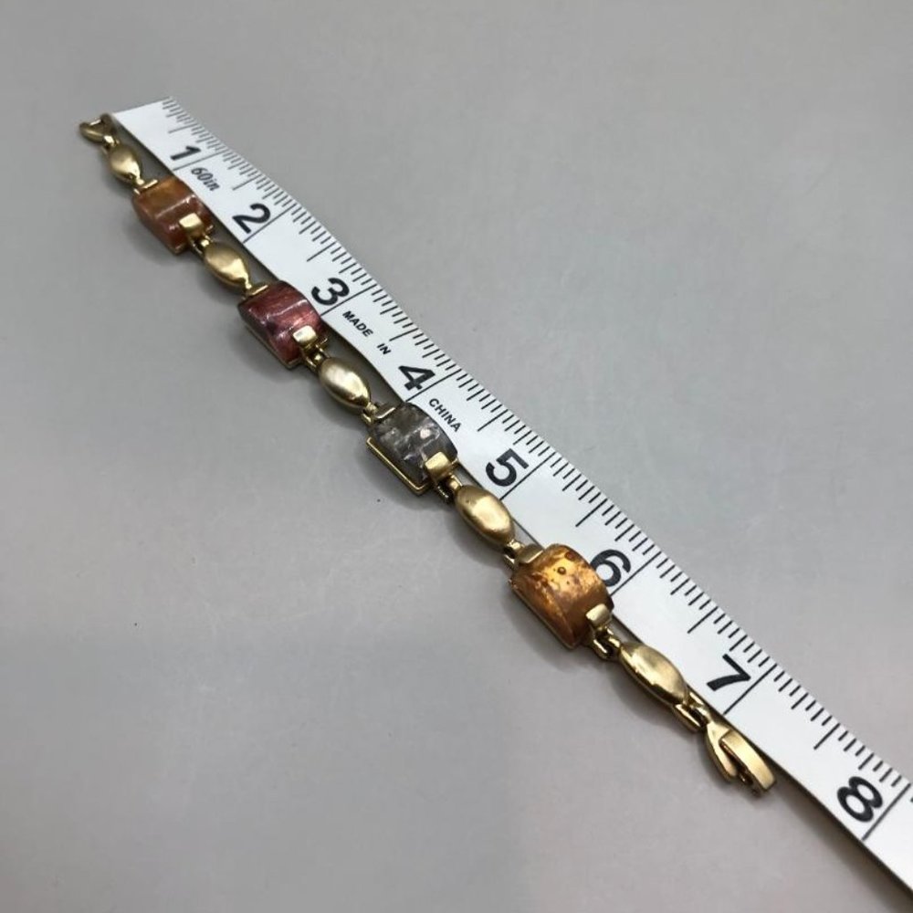 Liz Claiborne Multi Color Acrylic Gems Bracelet - Picture 4 of 8